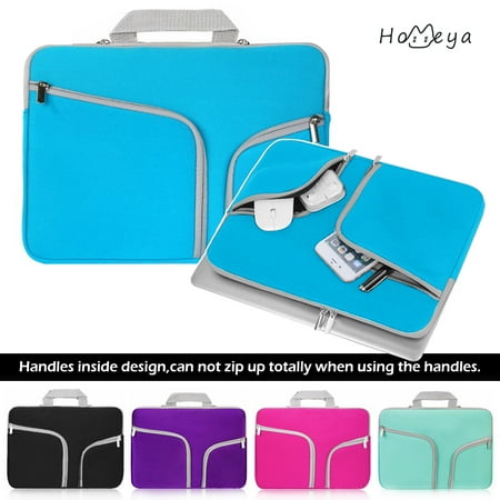 Homeya 11.6 Laptop Sleeve Case Cover Bag Slim Laptop Case For 11 Inch Macbook Apple Samsung Chromebook HP Acer Lenovo Portable Laptop Sleeve Liner Package Notebook Case Soft Sleeve Bag Case Blue