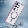 thumbnail image 4 of Samsung Galaxy S24 Ultra Case, Slim 100% Fit Magnetic Charger Compatible Shock Resistant Blue, 4 of 6