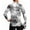 Dark Gray, variant on Mens Cycling Jersey Cycling Shirt Long Sleeve Bike Riding Shirt, Digital Pixel Camouflage Sportswear with 3 Rear Pockets, Moisture Absorbing Quick Dry Biking Shirt