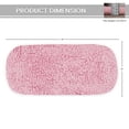 thumbnail image 2 of HOME WEAVERS Waterford Collection Cotton Toilet Tank Cover, 10" x 22", Pink, 2 of 9