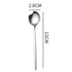 thumbnail image 3 of 5 Piece Stainless Steel Spoon Set in Various Colors for Tea Coffee Stirring, 3 of 11