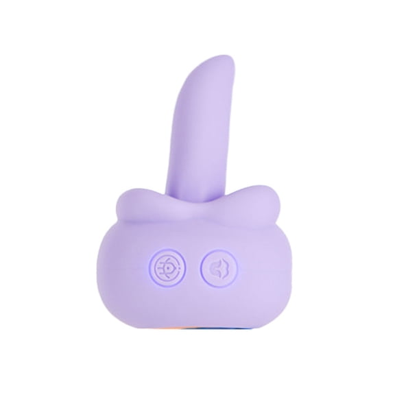 M’Lady Rotating Tongue Silicone Rechargeable Clitoral Vibrator, Lilac