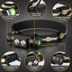 thumbnail image 4 of Faro de pesca para la noche recargable LED con luz rojaFaros LED LED Faro ajustable Cabeza de caza Linterna Sensor de movimiento Desenagrable Manos libres Light Light D25-GCU2 Cable USB kenally OD002894-03B, 4 of 7