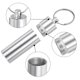 thumbnail image 3 of Soporte para palillos, 2 piezas - Estuche portátil de palillos de aleación de aluminio, bolsillo impermeable para palillos con llavero (55 mm), 3 of 6