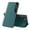 Cyan, variant on Nalacover Case for iPhone 15 Plus, Business Premium PU Leather Magnetic Closure Smart Viewing Mirror Window Kickstand Cover with Rugged PC Shockproof Flip Folio Phone Case, Black
