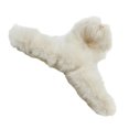 thumbnail image 2 of Pinzas grandes de felpa para el pelo, pinzas grandes para el pelo, pinzas antideslizantes para , pinzas de sujeción fuerte para - beige Soledad Clips de garra de pelo de mujeres, 2 of 8