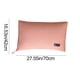 thumbnail image 3 of Núcleo de almohada para el hogar | Costuras reforzadas de poliéster de grado hotelero | Soporte transpirable | Diseño de flancos blandos y cómodos | 1 Almohada | 42×70cm | Blanco Gris Rosa, 3 of 7