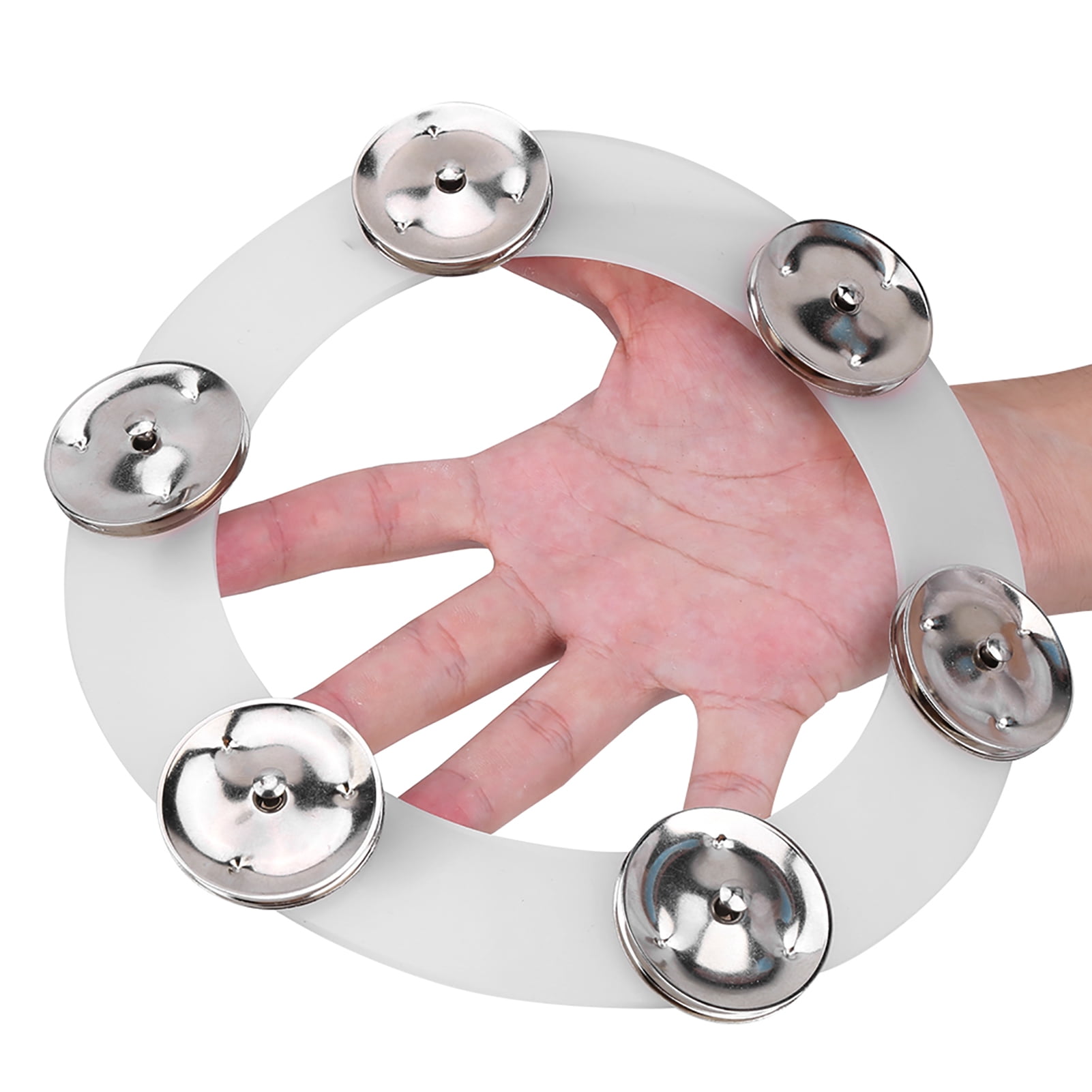 Drum Cymbals Hi Hat Tambourine Drum Set Stainless Steel Bells Percussion Instrument Accessories