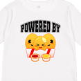 thumbnail image 4 of Inktastic Powered by Chicken Nuggets Boys or Girls Long Sleeve Toddler T-Shirt, 4 of 5