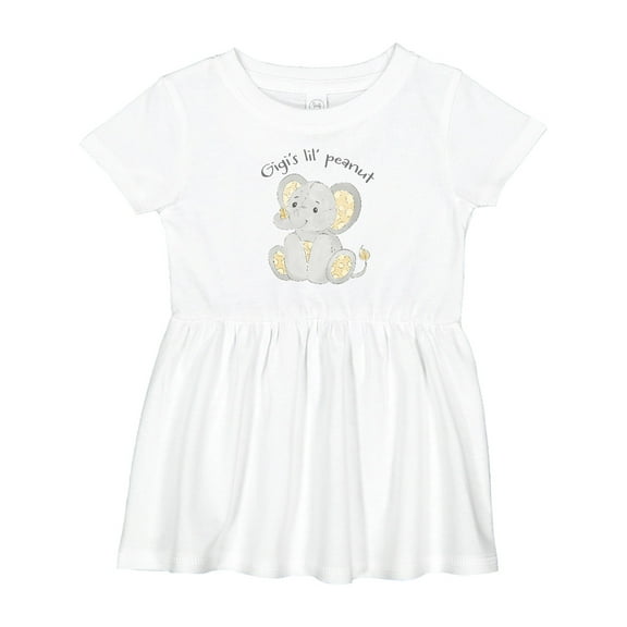 Inktastic Gigi's Lil' Peanut Girls Baby Dress