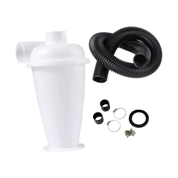 Siruishop Cyclone Dust Collector with Thread Pipe Vacuum Cleaner Parts for Woodworking 2M Threaded pipe