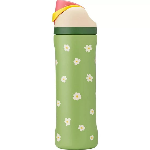 Owala Stainless Steel Water Bottle 24 oz - Spring Green flowers