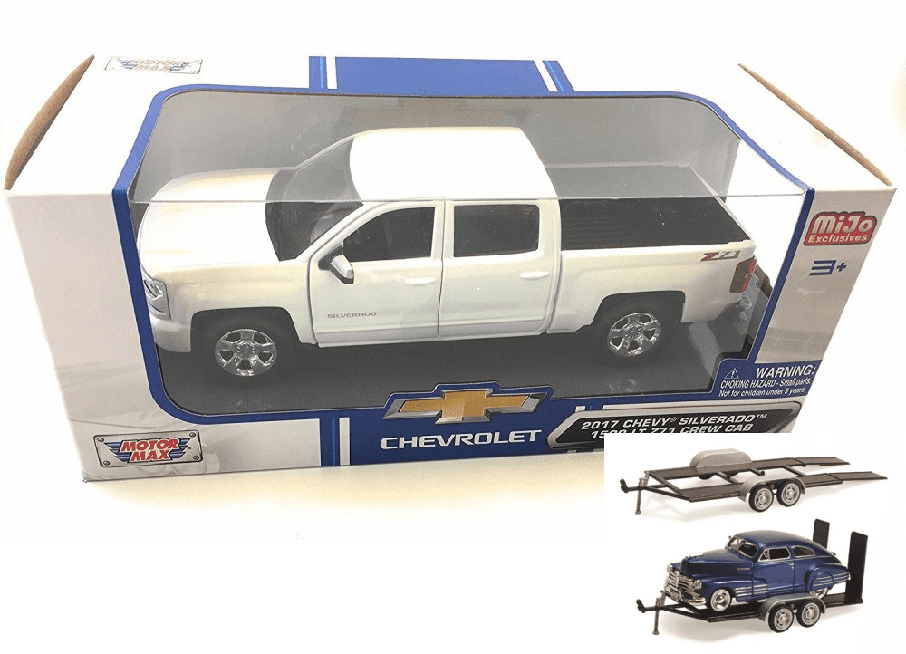 toy chevy truck and trailer
