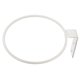 thumbnail image 4 of Soporte de pared en anillo Uxcell para macetas, blanco, paquete de 3, 5 pulgadas, 4 of 4