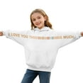 thumbnail image 5 of Personalized I Love You Thiiiis Much Hoodies for Boys & Girls Long Sleeve Pullover Tops Color: Camisole Size: Boat Neck, 5 of 5