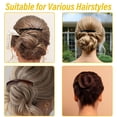 thumbnail image 5 of 36 Pieces Women Hair Comb Slides, French Hair Side Combs Plastic Twist Decorative Hair Clips Accessories for Women Bridal Wedding Veil Teeth(Black, Transparent, Light Coffee, Dark Coffee), 5 of 7