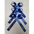 thumbnail image 6 of Personalized Ribbons Baby Bridal Shower Wedding Favors Custom Made Royal Blue 25 Bows with Name, 6 of 6