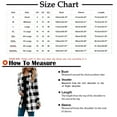 thumbnail image 3 of ZQGJB Women's Open Front Long Cardigan Plus Size Draped Snap Buffalo Plaid Shirt Lightweight Kimono Cardigan Fall Winter Knit Pullover Sweater Tops Outwear Green L, 3 of 6