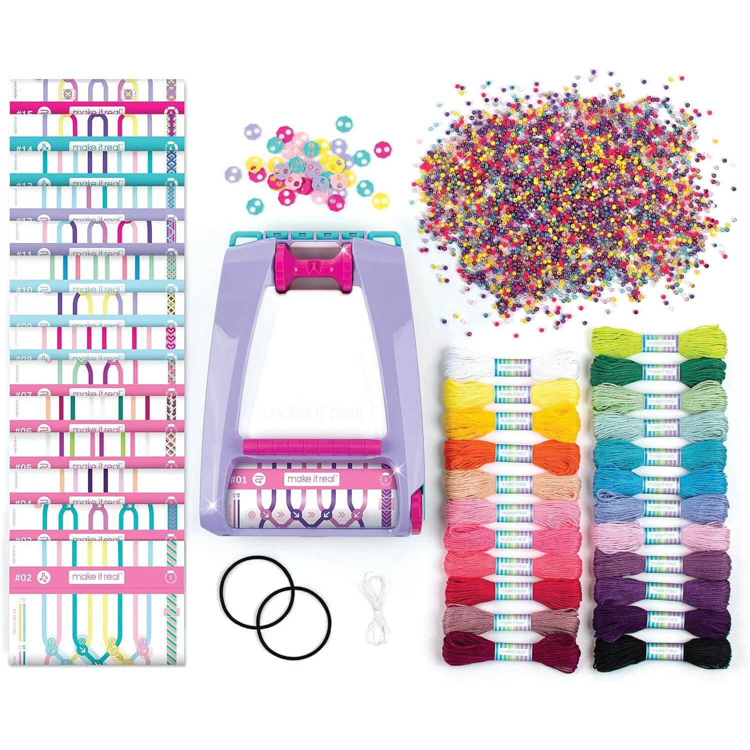 Make It Real Friendship Bracelet Maker Mega Set