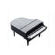 thumbnail image 2 of Tenedor de postre para aperitivos de frutas y pasteles con forma de piano, vajilla de cocina para fiestas y bares, carrito rodante de metal, base de madera, diseño de 2 niveles, plegable,, 2 of 8