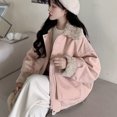 thumbnail image 2 of Rimocy - Parkas gruesas y cálidas de invierno para mujer 2021, chaqueta acolchada de algodón con cremallera y bolsillo extragrande, abrigo de felpa con cuello vuelto para mujer, 2 of 6