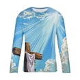 thumbnail image 5 of Amzcrzy - Sudadera Para Hombre, Estilo Casual, Cuello Redondo, Manga Larga, Camiseta Estampada, Blusa, Multicolor, Talla L, 5 of 5