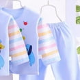 thumbnail image 5 of Paguaki Preemie Baby Boy Girl Clothes Baby 5-Piece Set 5PCS Tops Hat Pants Set Baby Bib Sock Layette Sets, 5 of 6