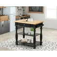thumbnail image 6 of Newboti Furniture Black Kitchen Island 70233, 6 of 6