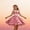 Glisme Hot Pink2271, variant on Glisme Girls Dresses With Collar Sleeveless Waist Design For Daily Wear Party Performance Pink Sundress Size 13-14 Years