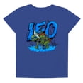 thumbnail image 5 of Tales of the Teenage Mutant Ninja Turtles Leo Groundbreaking Women's Loose T-Shirt, Royal, Medium, 5 of 5