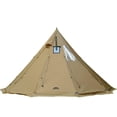 thumbnail image 1 of Carpa Tipi Preself Hot T3 XL para 4-6 personas con ventana de 2.6 m de altura, 1 of 9