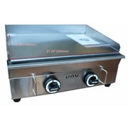 Techtongda Commercial Home Gas Grill Griddle Camp Countertop Flat Cooking Griddle Grill 2800Pa