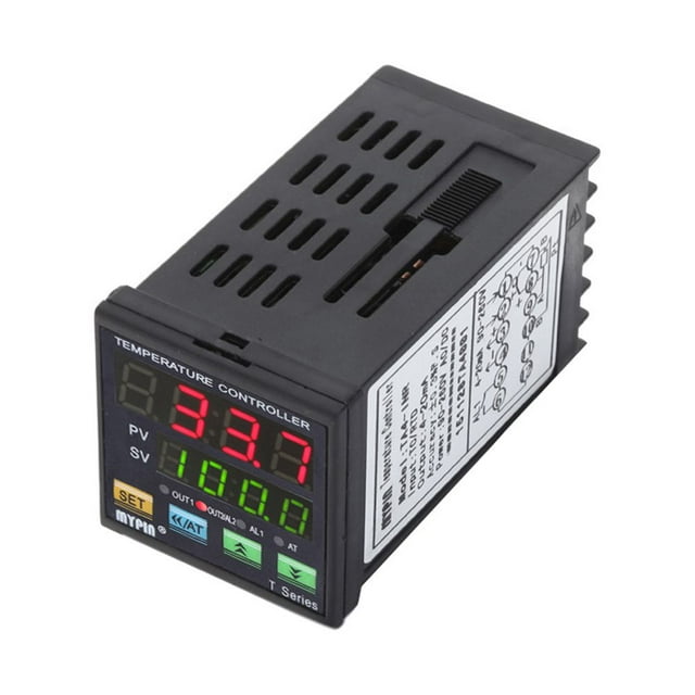 Controlador Digital de Temperatura TA4-INR con Salida Analógica 4-20mA, Alimentación 90-260V AC/DC, Pantalla Dual, Aplicaciones Industriales y Domésticas, Precisión de 0.3%F.S±2dgt, Rango de Medición