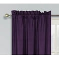 thumbnail image 2 of 2pc set window curtain panel 100% privacy 65% blackout lined bedroom drapery, 2 of 4
