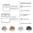 thumbnail image 6 of Bedding Duvet Cover Set Linen - 100% French Flax Washed Bed Sets Farmhouse Comforter Cover Set (1 Duvet Cover and 2 Pillow Shams) King Size in White, 6 of 8