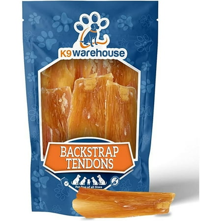 UPC: 0673324127960 | K9warehouse- Irresistible Beef Tendons Backstrap Strips – 6 inch (6 Count  30-69g)- Premium Natural Dog Chews – Long Lasting Tendon Treats – Promote Joint Health & Skin – Perfect for Dogs of All Sizes