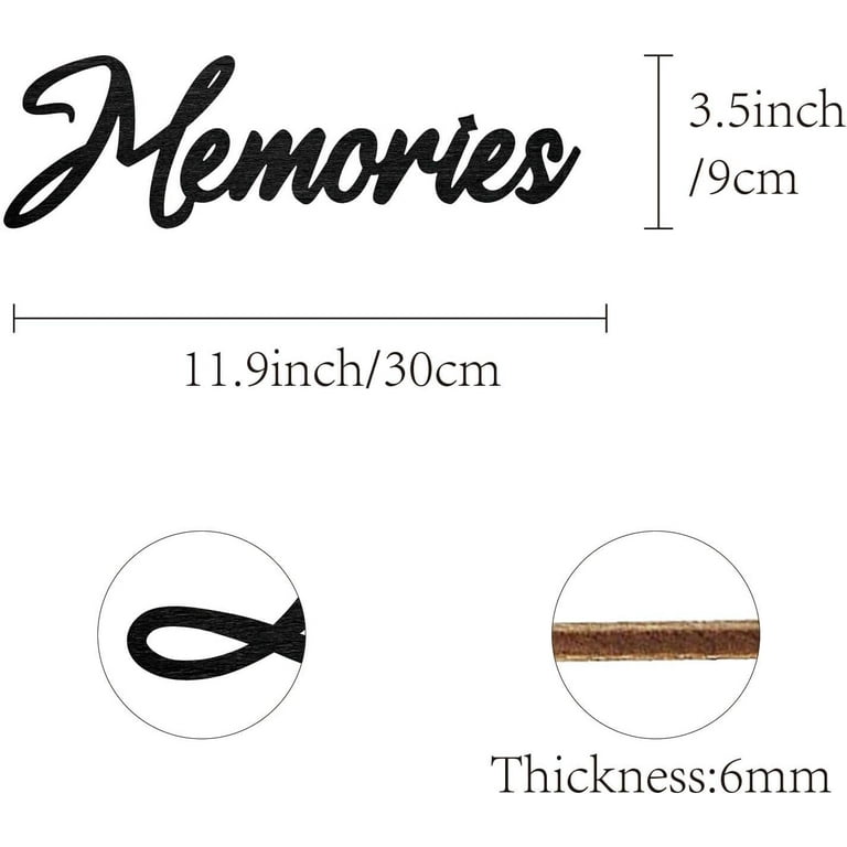 CREATCABIN Forever Lettere in Legno Insegne Ritagliate Cuore Taglio Laser Segno Parole Tiglio Incompiuto Appeso per GhirlanParete Vuota Porta Camera Letto Pittura Artigianato Fai Te 30x10.9cm