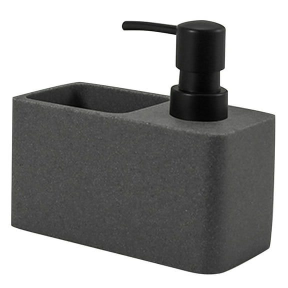 ELAYARD Soap Dispenser for Kitchen Sink with Sponge Holder and Leak Proof Design