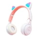 thumbnail image 1 of Pisexur - Auriculares Bluetooth para niños, modernos y bonitos, con diseño luminoso, para montar en la cabeza, organizador de electrónica., 1 of 9