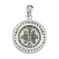 thumbnail image 4 of St. Benedict Sterling Silver Medal Necklace, 4 of 10