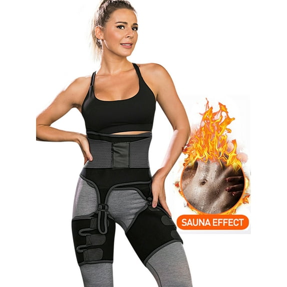 SAYFUT Waist Trainer for Women 3 in 1 Butt Lifter Waist and Thigh Trimmer Adjustable High Waist Trimmer for Women Weight Loss Workout Shaper