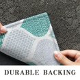 thumbnail image 6 of Green and White Geometric Quatrefoil Pattern Door Rugs,Washable Non Slip Door Mats Indoor,Decorative Door Mats,Entry Mat Indoor for Entrance,Bedroom,Kitchen,Bathroom,17"x30", 6 of 6