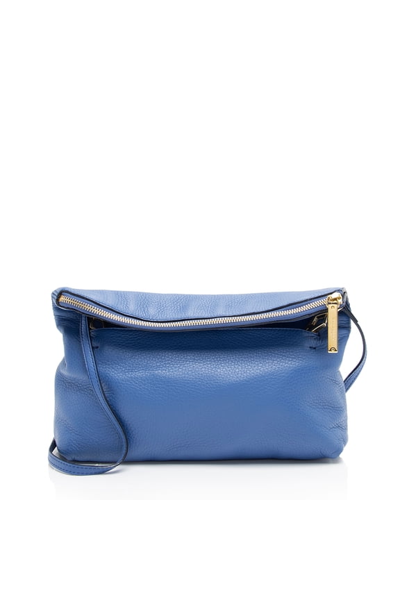 Pre-Owned Burberry Prorsum Leather Fold Over Crossbody