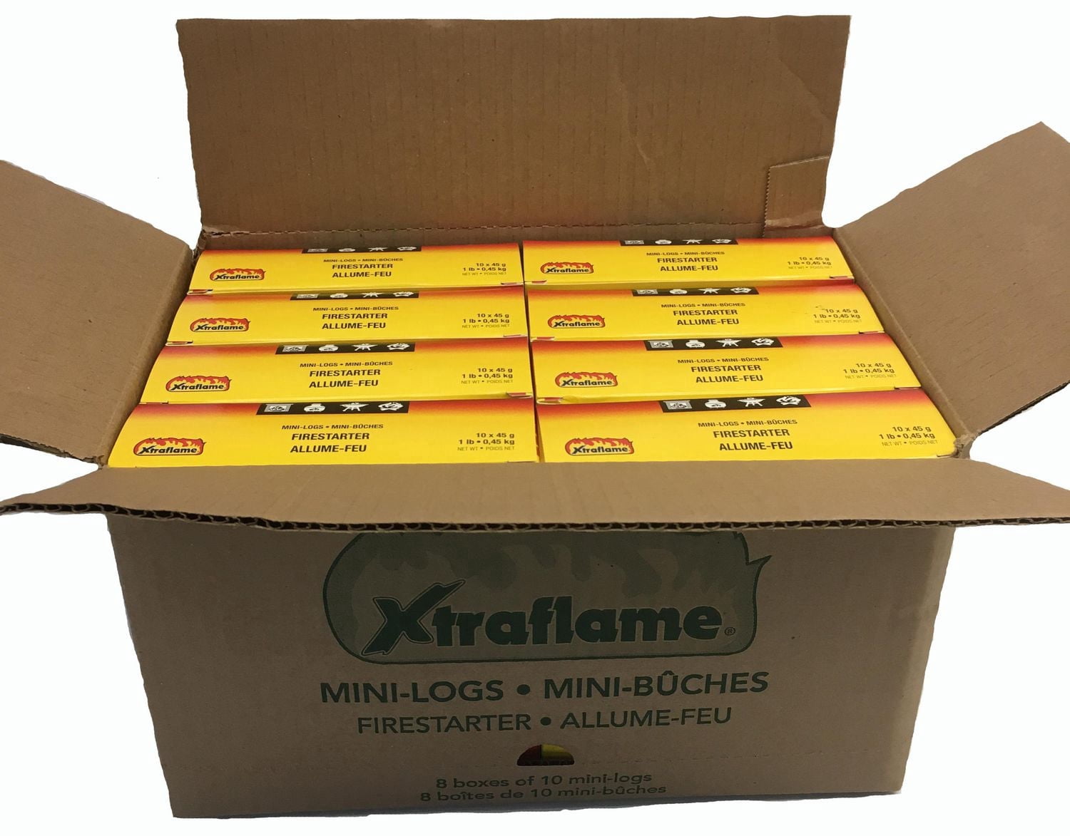 Allume-feu MiniBûche écologique Xtraflame – Paquet de 10