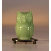 Glass Owl Figurine for Home Office Dcor