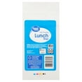 Great Value Bleached Kraft/White Self Standing, MultiFunctional, Fold Top Closure, Paper Lunch