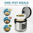 thumbnail image 2 of Aroma Housewares 20 Cup Digital Rice Cooker, Slow Cooker, Food Steamer - Black, 2 of 6