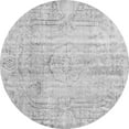 thumbnail image 1 of Ahgly Company Indoor Round Persian Gray Traditional Area Rugs, 4' Round, 1 of 1