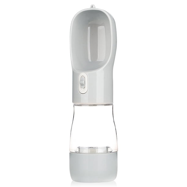 Dispensador de agua para mascotas al aire libre, botella portátil para PC, alimentador de vasos, suministros de viaje, jarra de almacenamiento Universal, accesorios para bebidas, gris Monstrate PT000621-04B