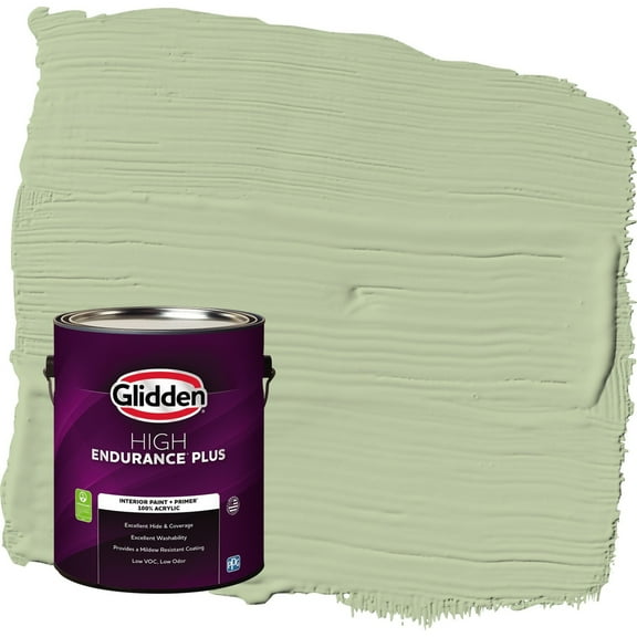 Glidden HEP Quaking Grass / Green Eggshell Interior Paint with Primer, 1 Gallon